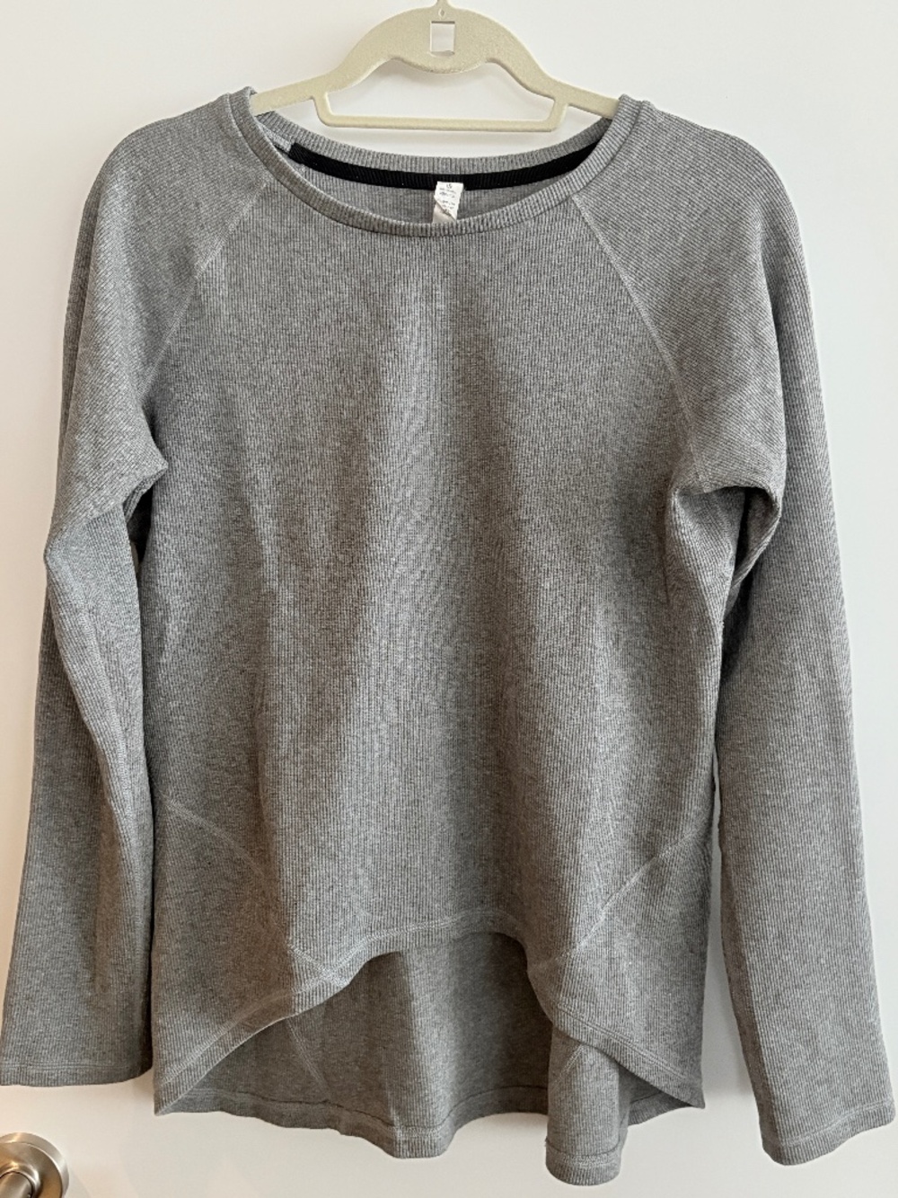 Lululemon Gray Heather Heavyweight Long Sleeve Shirt